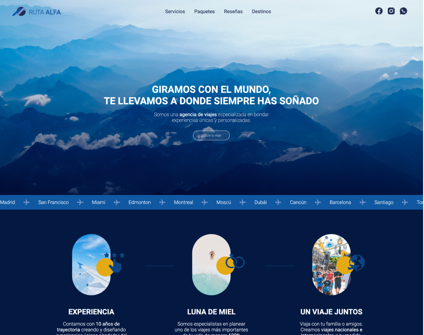 Ruta Alfa - Agencia de Viajes